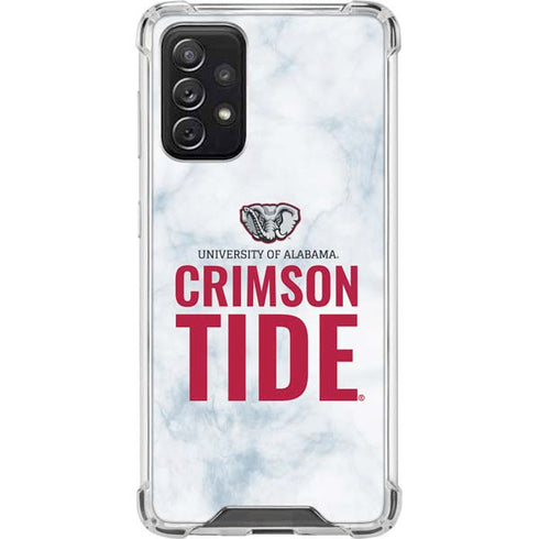 University of Alabama Crimson Tide Net Galaxy A72 5G Clear Case